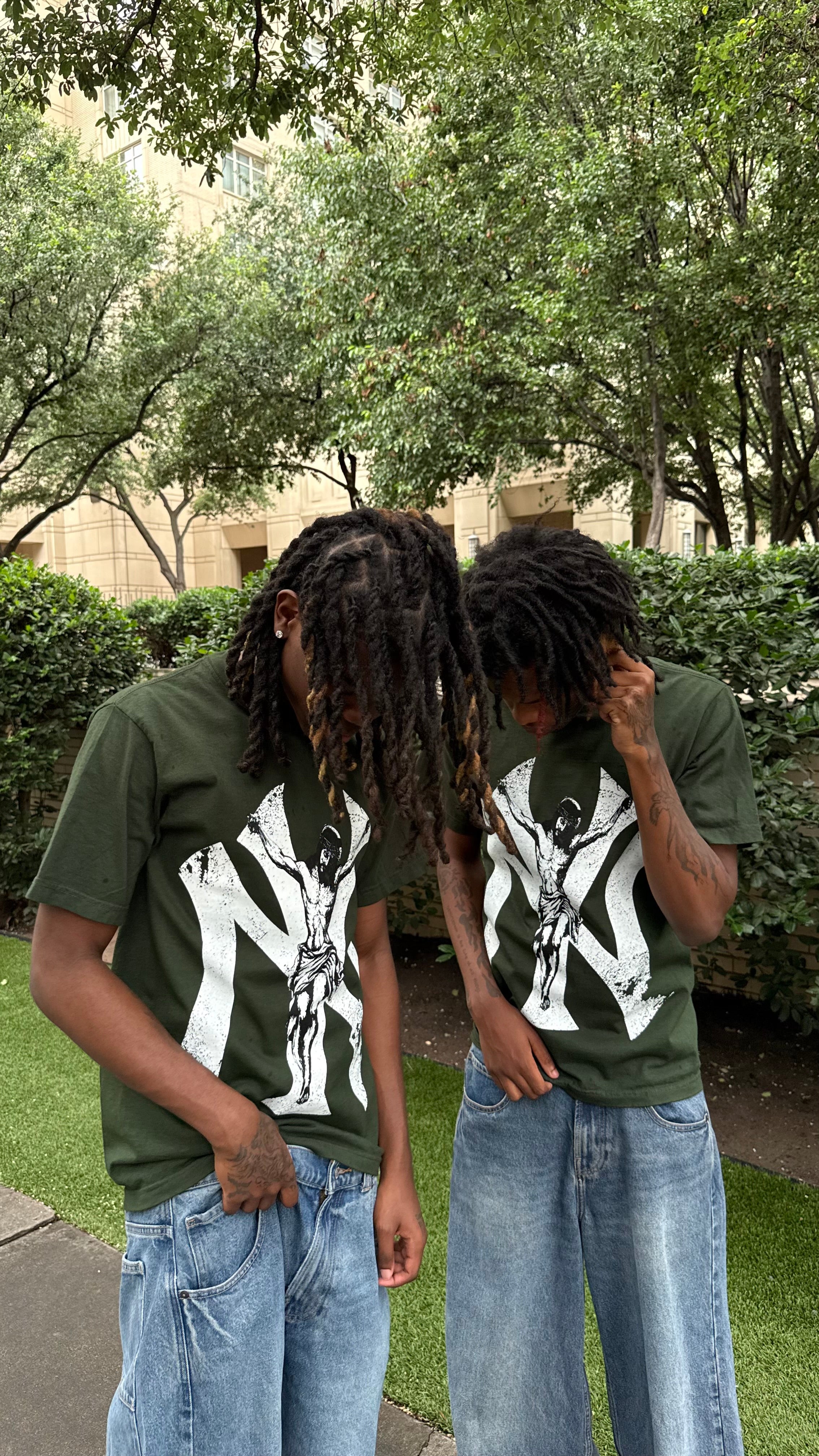 “Holy NY” Tee (Moss)