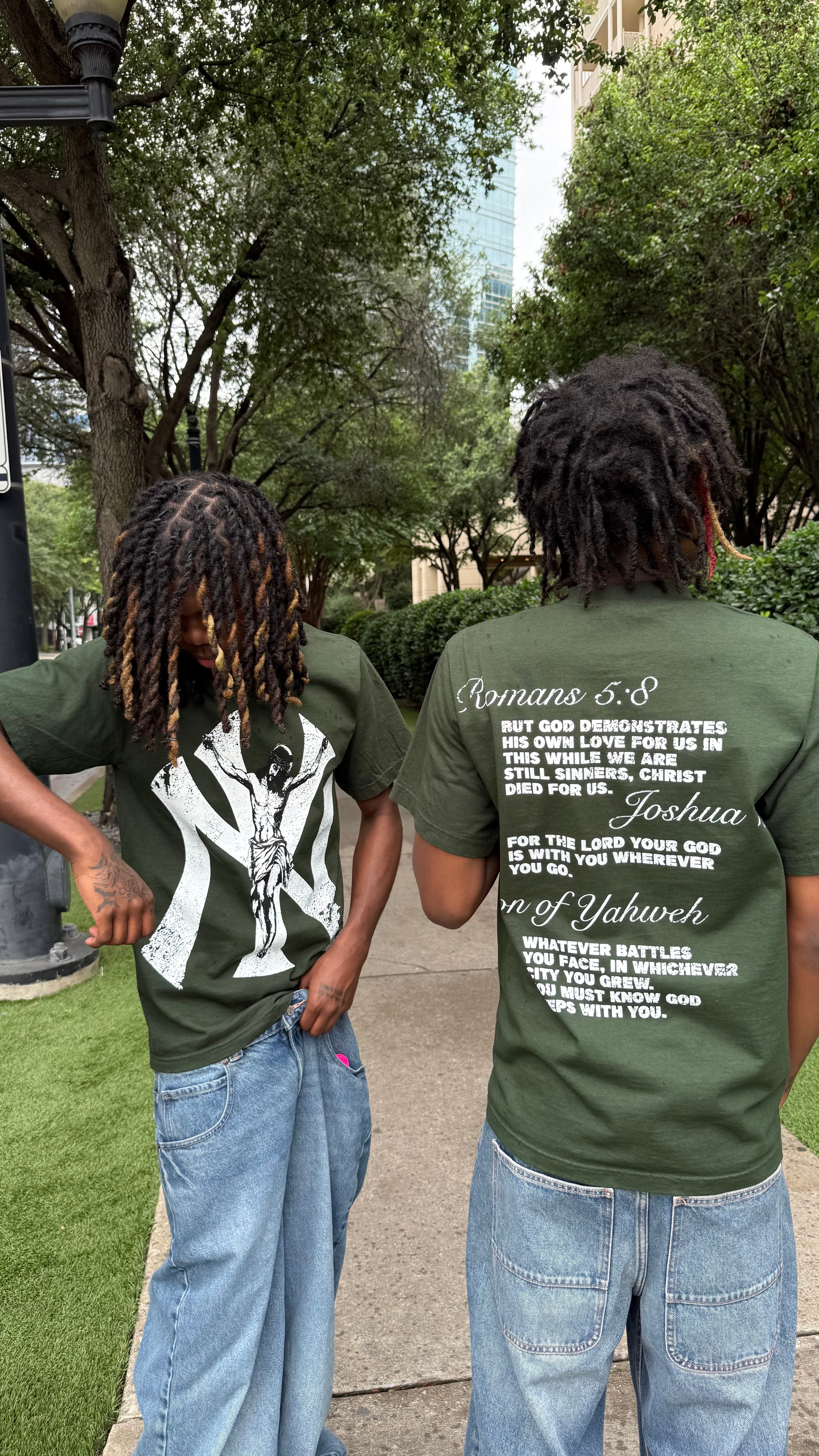 “Holy NY” Tee (Moss)
