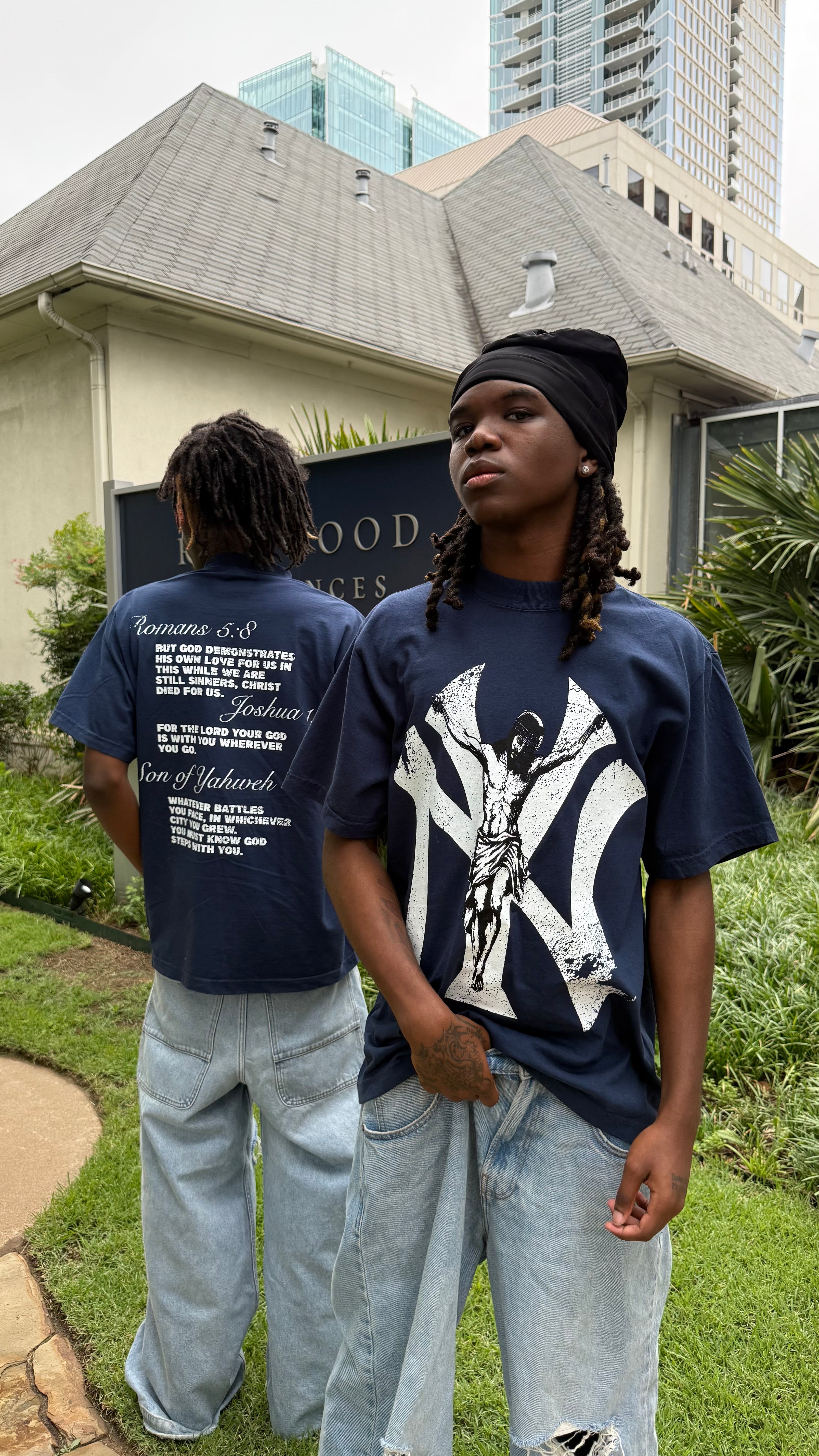 “Holy NY” Tee (Navy)