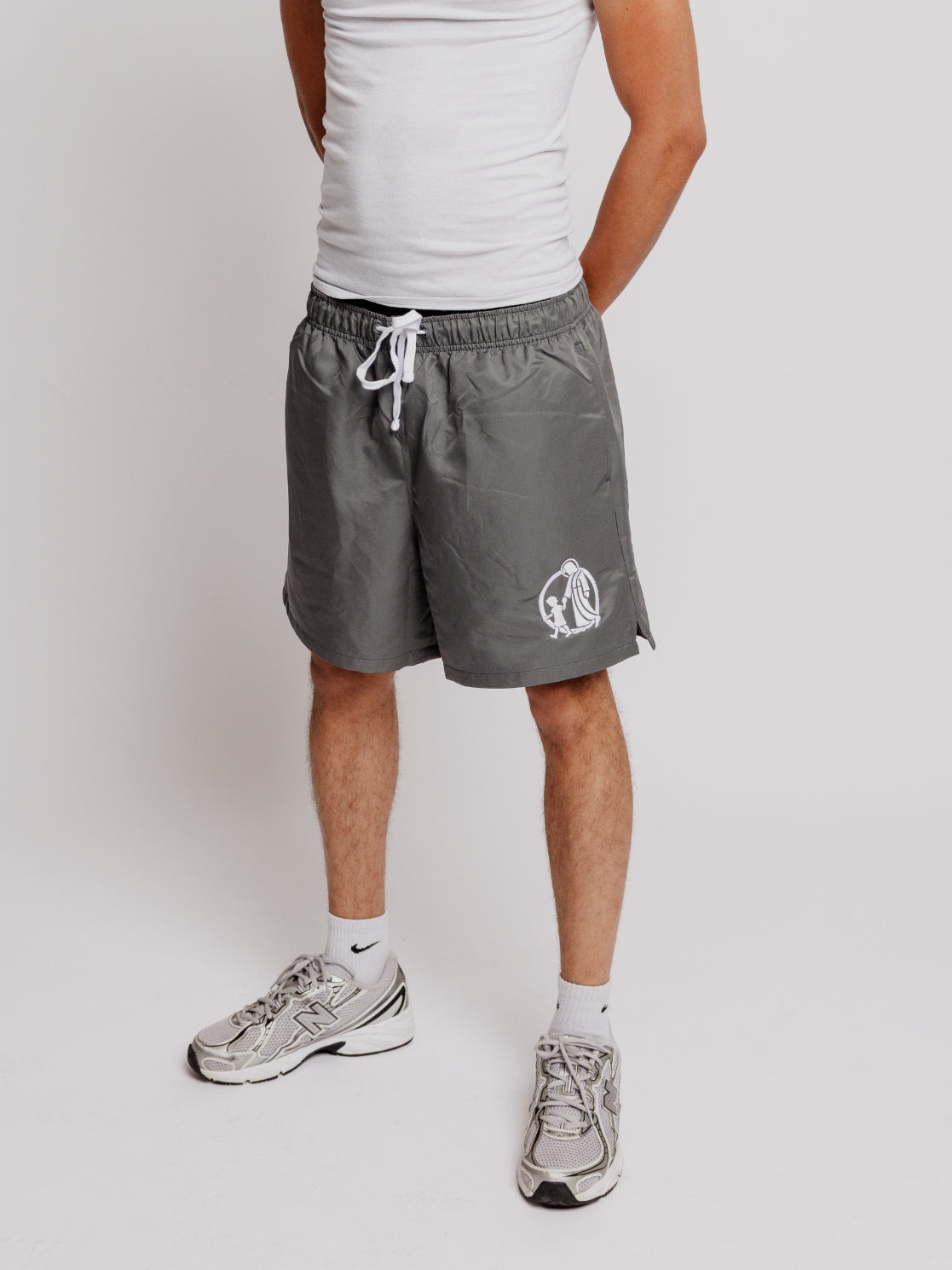Grey "Running" Shorts